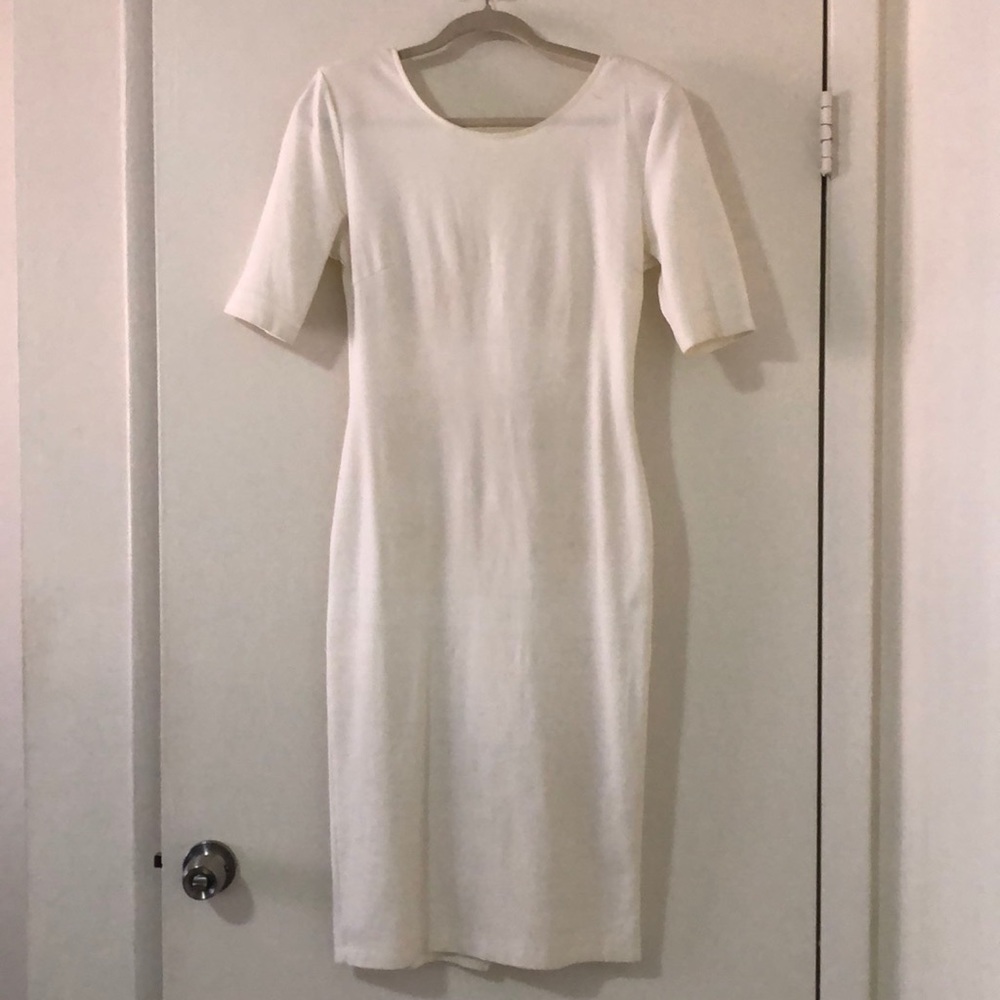 Bodycon off white dress